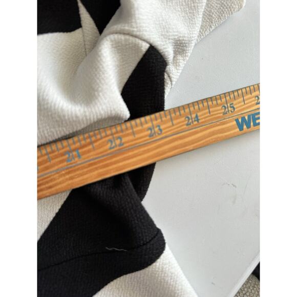 Chico’s Zealous Stripe Surplice Top Faux Wrap Long Sleeve Top V-Neck Size 3 XL - Picture 6 of 6